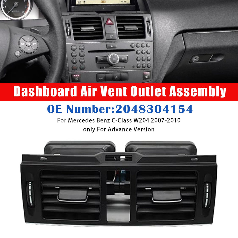 2007-2010 Mercedes-Benz W204 Advance Version Armaturenbrett-Lüftungsauslass 2048304154