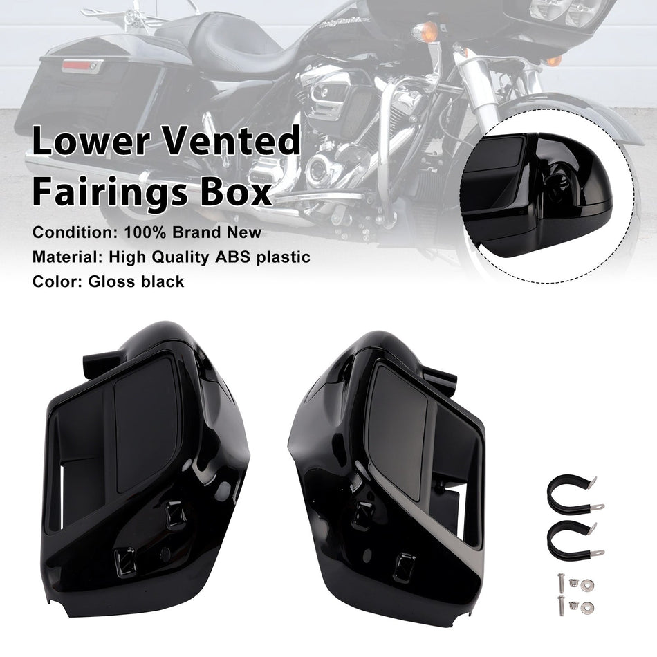 2014-2024 Touring Road Street Glide Untere belüftete Verkleidungsbox