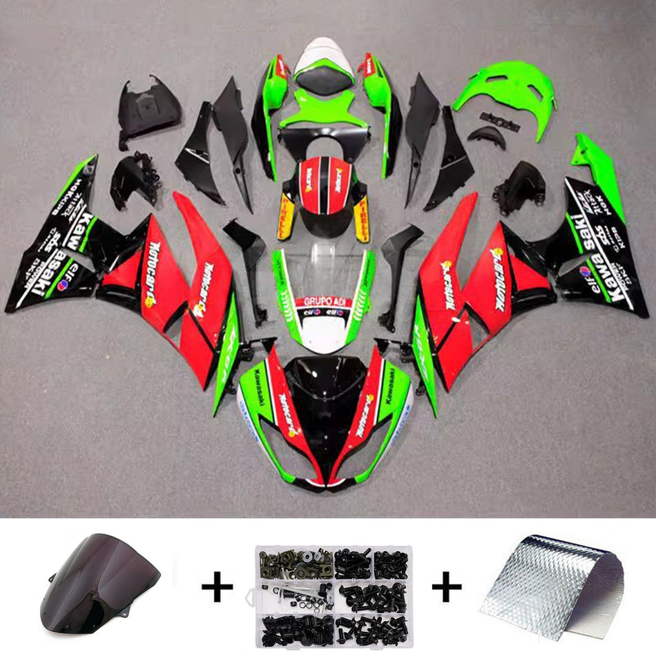 Verkleidungssatz aus ABS-Kunststoff, passend für Kawasaki ZX6R 636 2009-2012