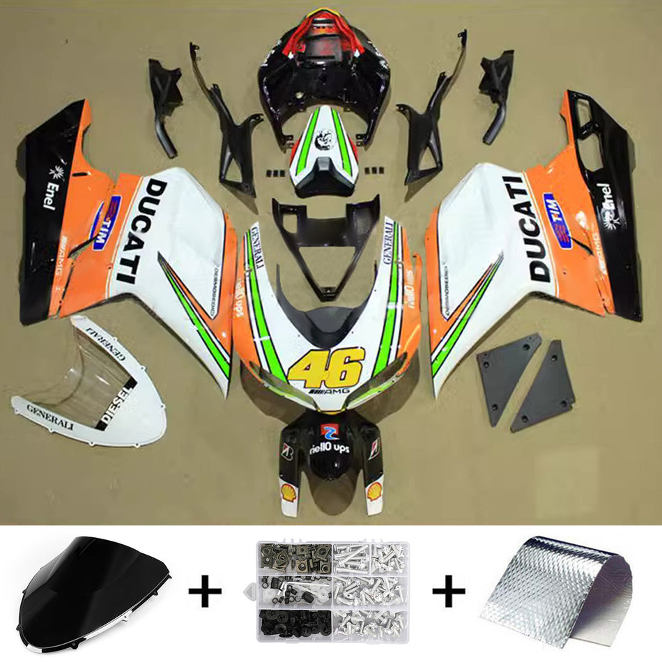 2007-2011 Ducati 1098 1198 848 Verkleidungssatz Karosserie ABS
