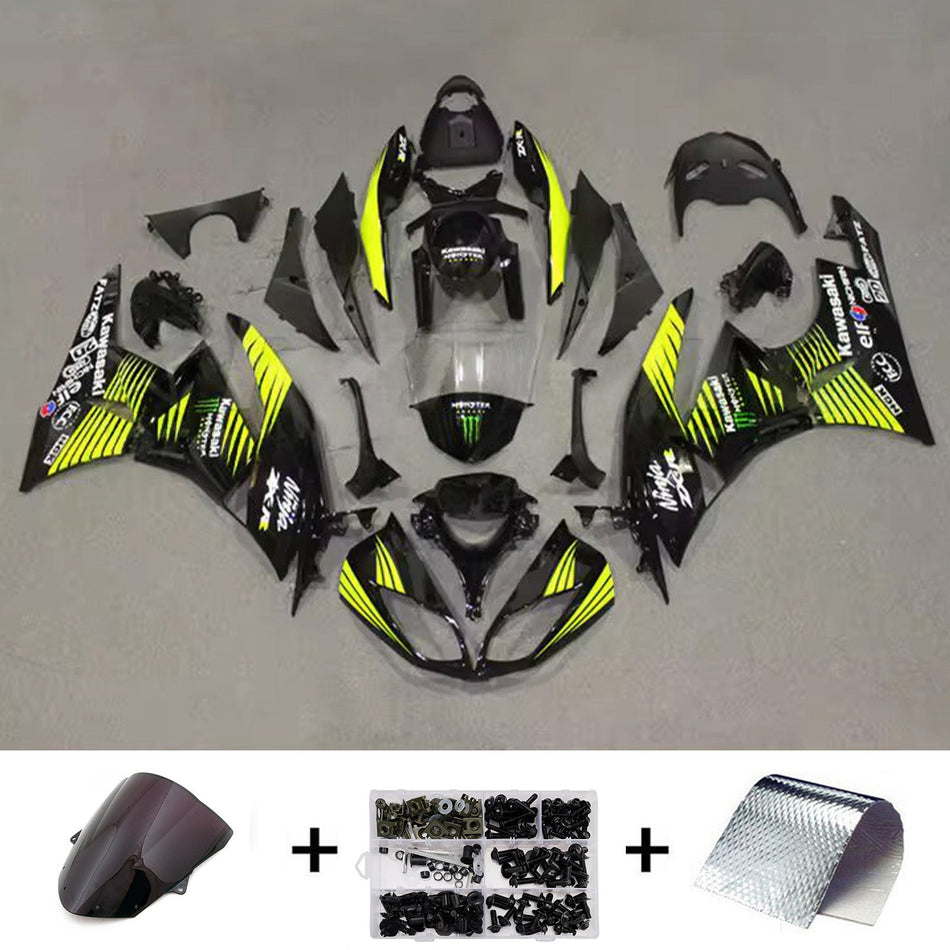 Verkleidungssatz aus ABS-Kunststoff, passend für Kawasaki ZX6R 636 2009-2012