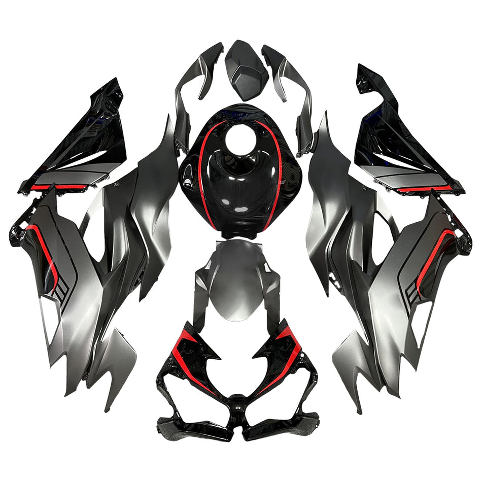Injection Verkleidung Kit Karosserie Kunststoff ABS fit Für Kawasaki ZX6R 2019-2023