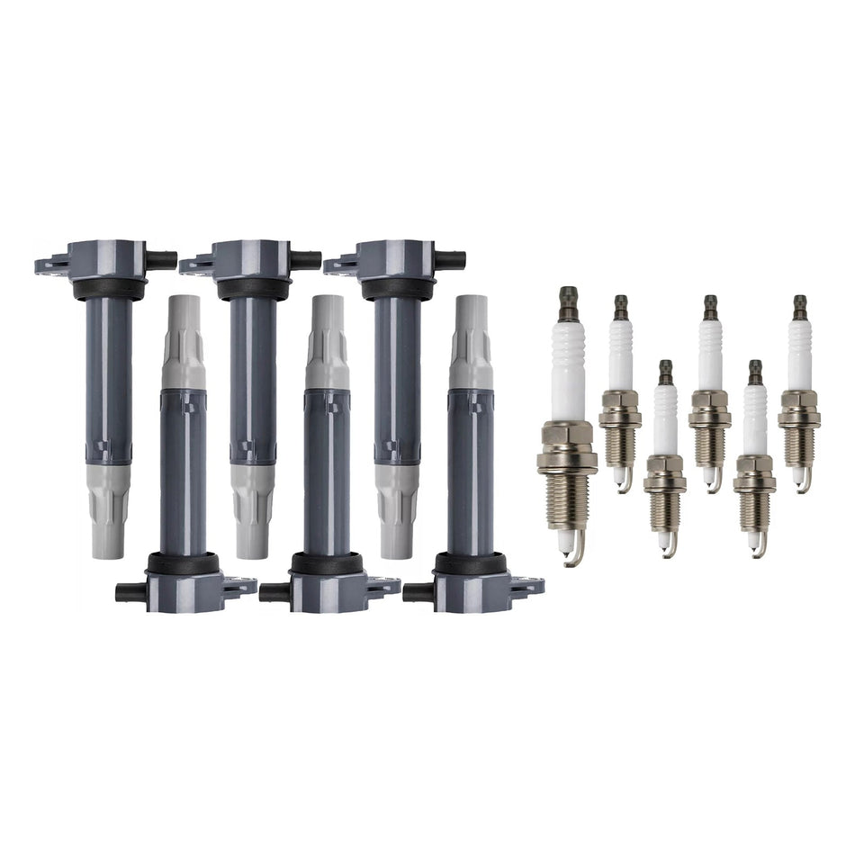 2009–2010 Volkswagen Routan V6 4.0 6-teilige Zündspule und Zündkerzen UF502 4606869 4606869AA