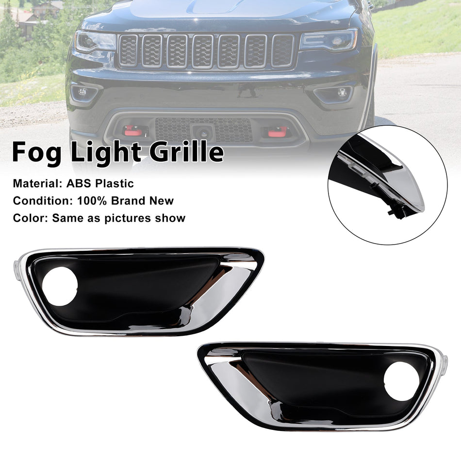 2016–2020 Jeep Grand Cherokee 2 Stück Front Nebelscheinwerfer Lampe Blende 68261711AA