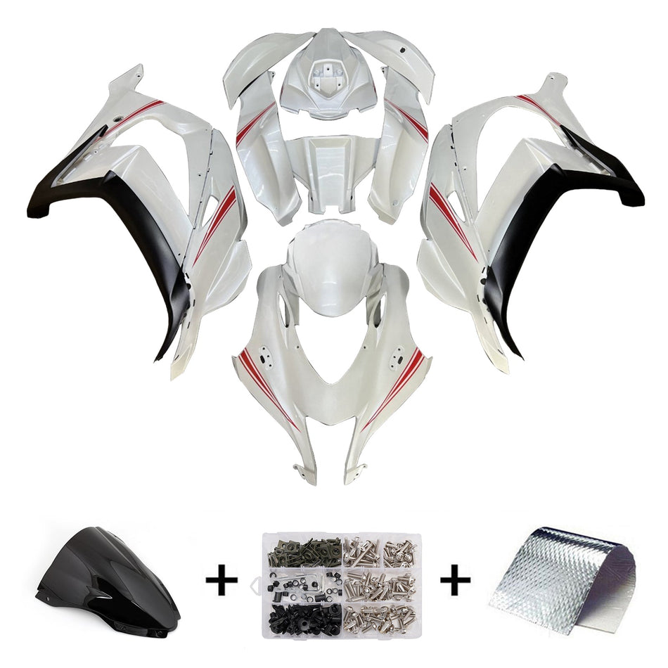 Injection Verkleidung Kit Karosserie Kunststoff ABS fit Für Kawasaki ZX10R 2016-2020