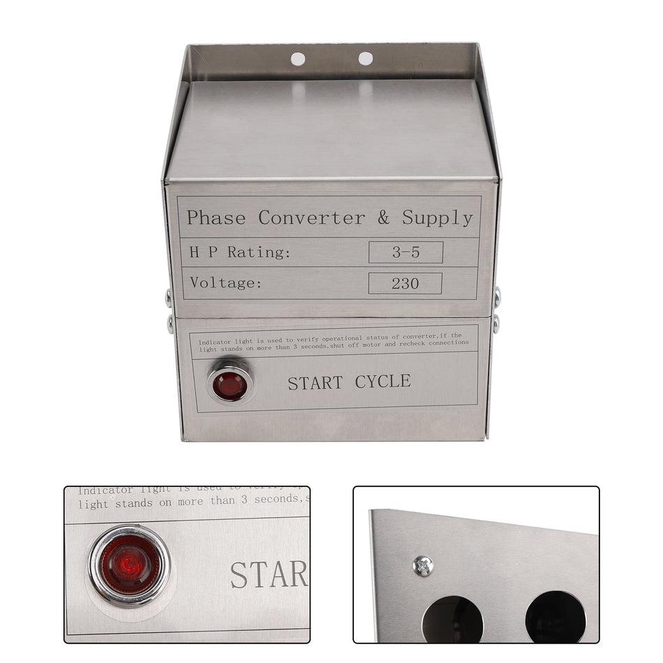 SCM03 Statischer Phasenumrichter HD 3-5 PS für Fräsmaschine, Bohrmaschine, Drehbank, Säge
