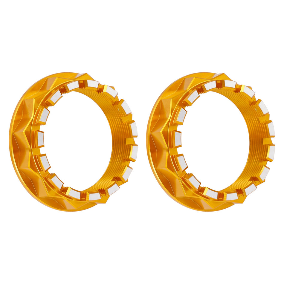 Gold Hinterradmutternsatz für Ducati Streetfighter Multistrada Diavel SS939/950/S