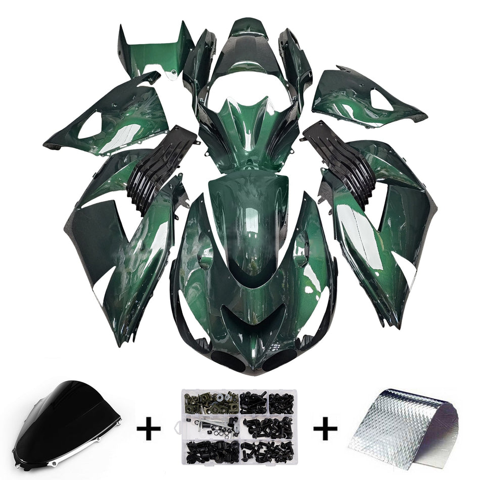 Injection Verkleidung Kit Karosserie fit Für Kawasaki ZX14R ZZR1400 2012-2025
