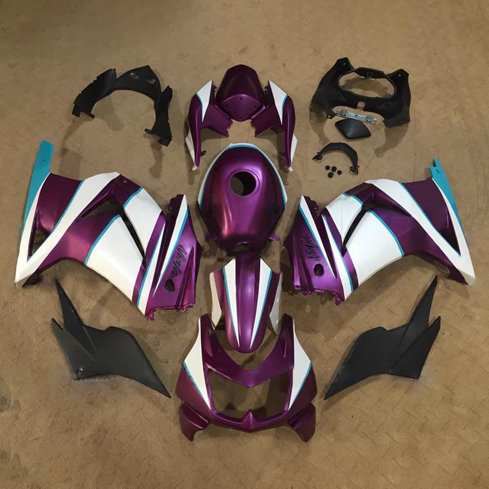 Verkleidungssatz aus ABS-Kunststoff, passend für Kawasaki EX250 Ninja250R 2008-2012