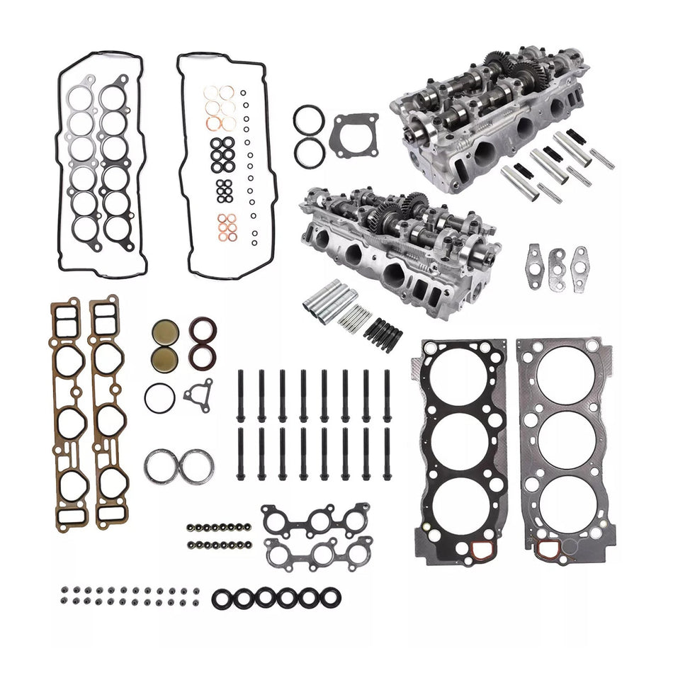 1996-2002 TOYOTA 4RUNNER 3.4L 2 STÜCK Zylinderkopf &amp; Dichtungen &amp; Schrauben 11101-69136 1305362050