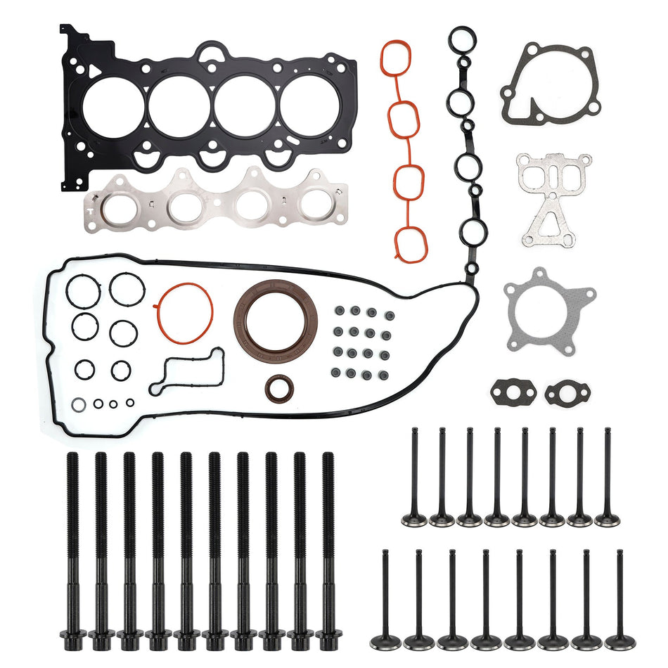 2017–2018 Kia Soul 1,6 l Gas-Turbo G4FJ 1,6 l Turbokopfdichtungs- und Schraubensatz mit Einlass-/Auslassventil 23110-2B710