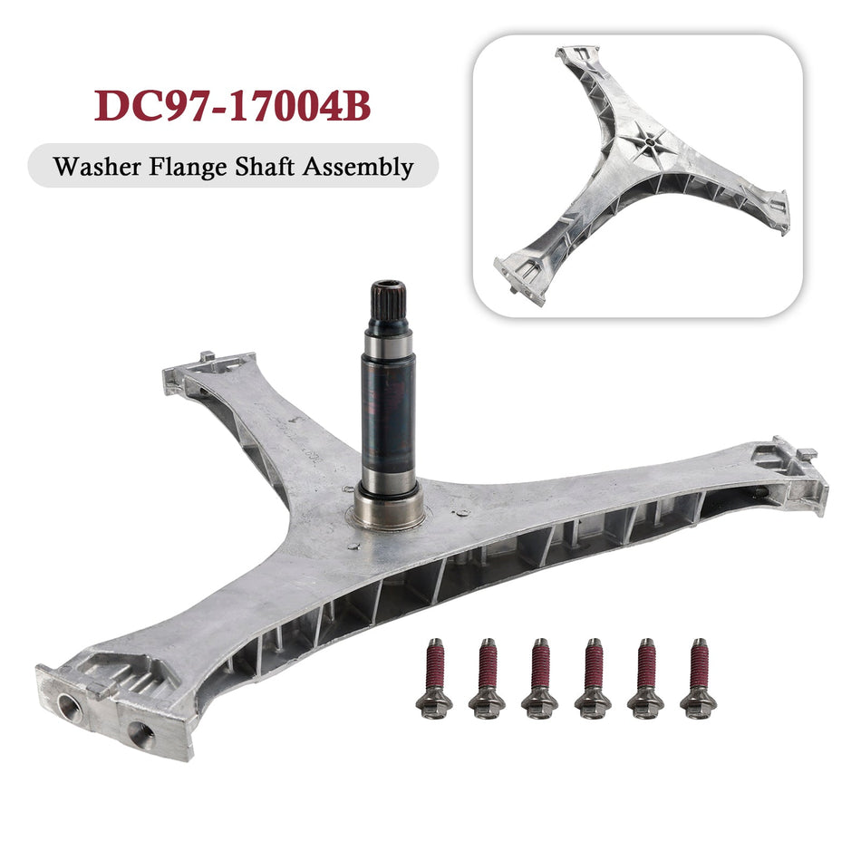 Montageflanschwelle für Samsung-Waschmaschinen-Spinnenarm DC97-17004B, 6 Schrauben