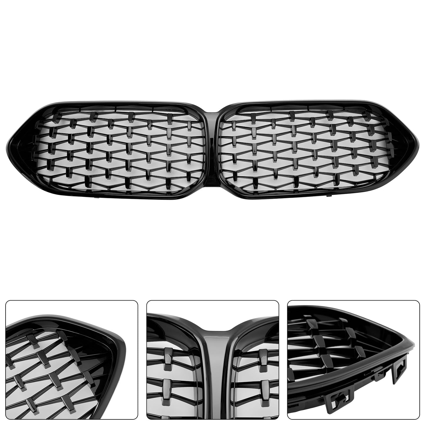 2020–2023 BMW 2er-Reihe F44 Coupé M Diamantglanz Schwarz Frontgrill 51135A39378 51138080494