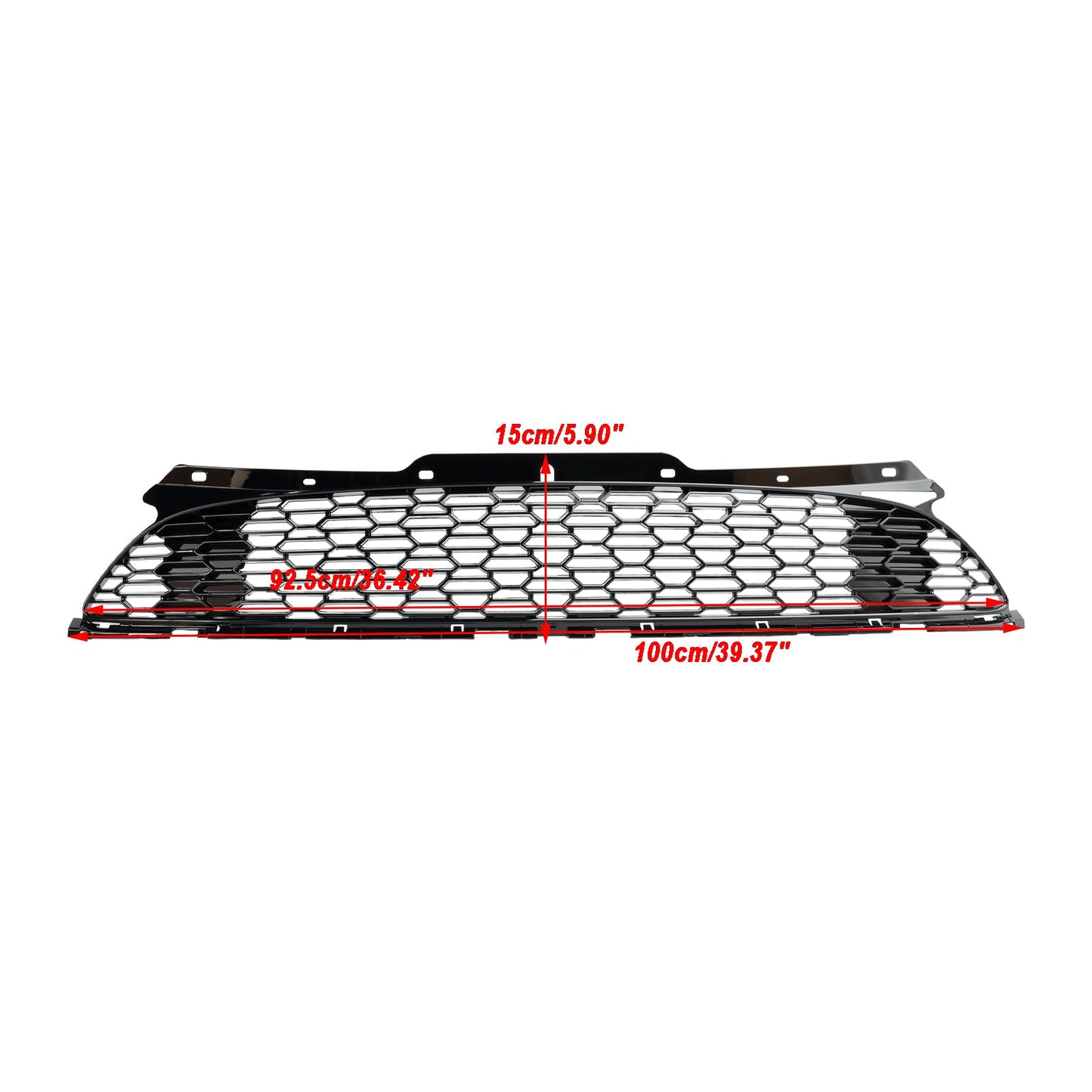 2012–2015 Mini R59 Cooper S &amp; JCW 2-Türer Roadster Glanz Schwarz Front Stoßstange Grille