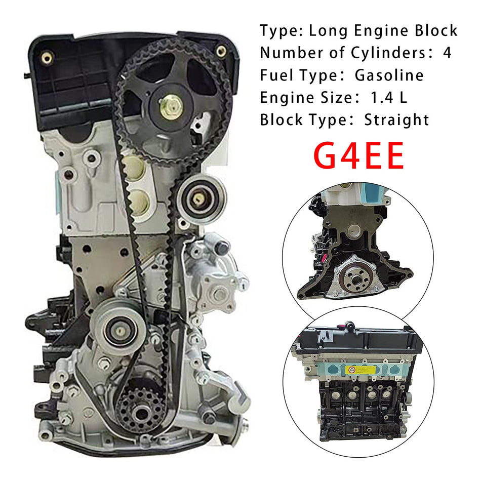 G4EE Für 2011 KIA RIO MK2 1.4L Fabrikneuer Motorblock