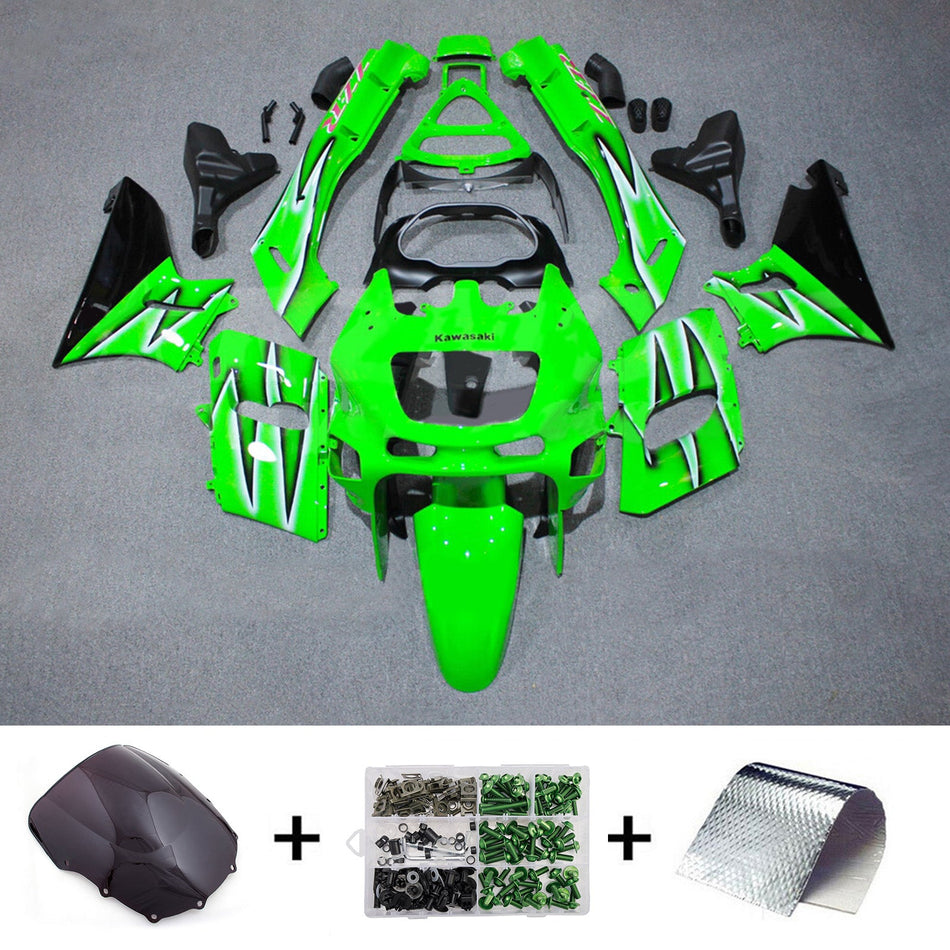 Verkleidungssatz aus ABS-Kunststoff, passend für Kawasaki ZZR400 (1993–2007) und ZZR600 (1998–2003)