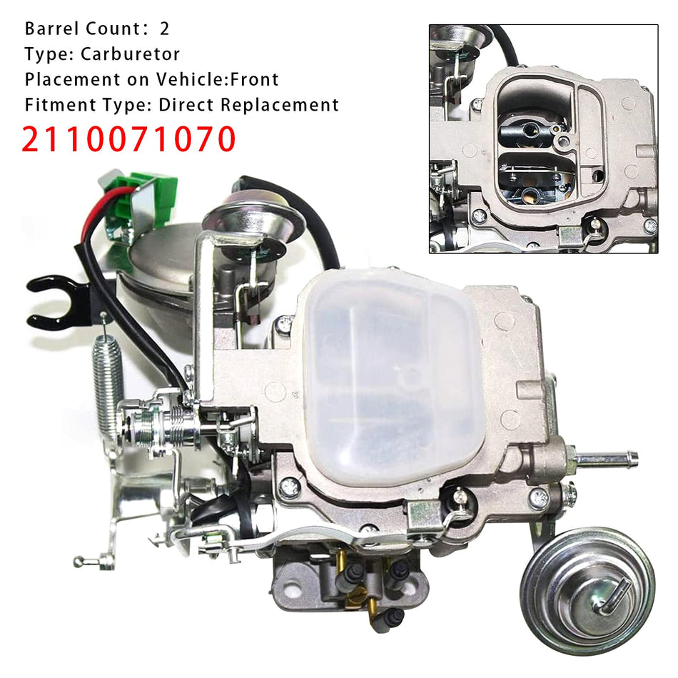 2-Barrel-Vergaser 2110071070 Für Toyota Hilux 1984-1989 Liteace 79-85 Townace