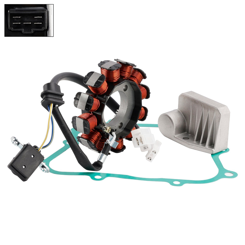 2016–2017 Honda BC110 Biz110 Stator Magneto Regler Dichtungssatz