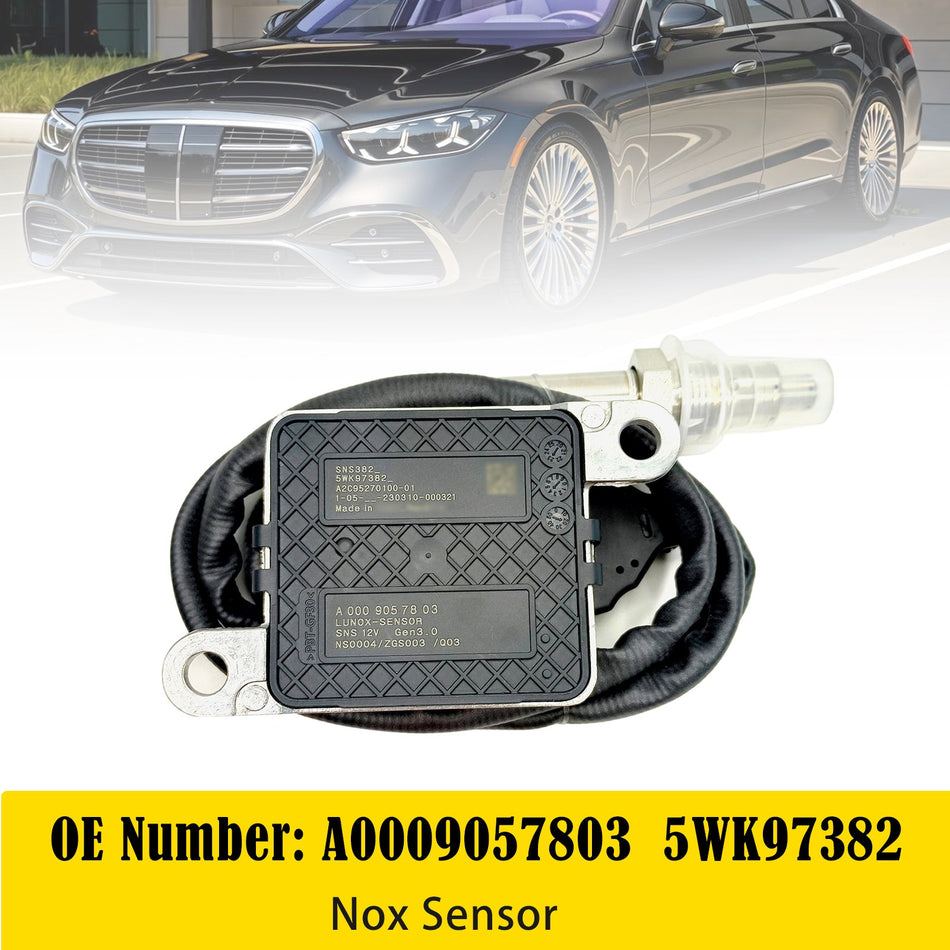 Stickoxidsensor A0009057803 5WK97382 für Mercedes-Benz S-Klasse, E-Klasse, Vito