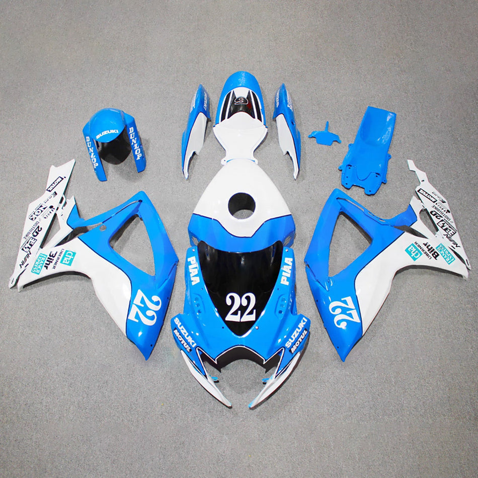 Verkleidungssatz aus ABS-Kunststoff für Suzuki GSXR 600/750 2006-2007 K6