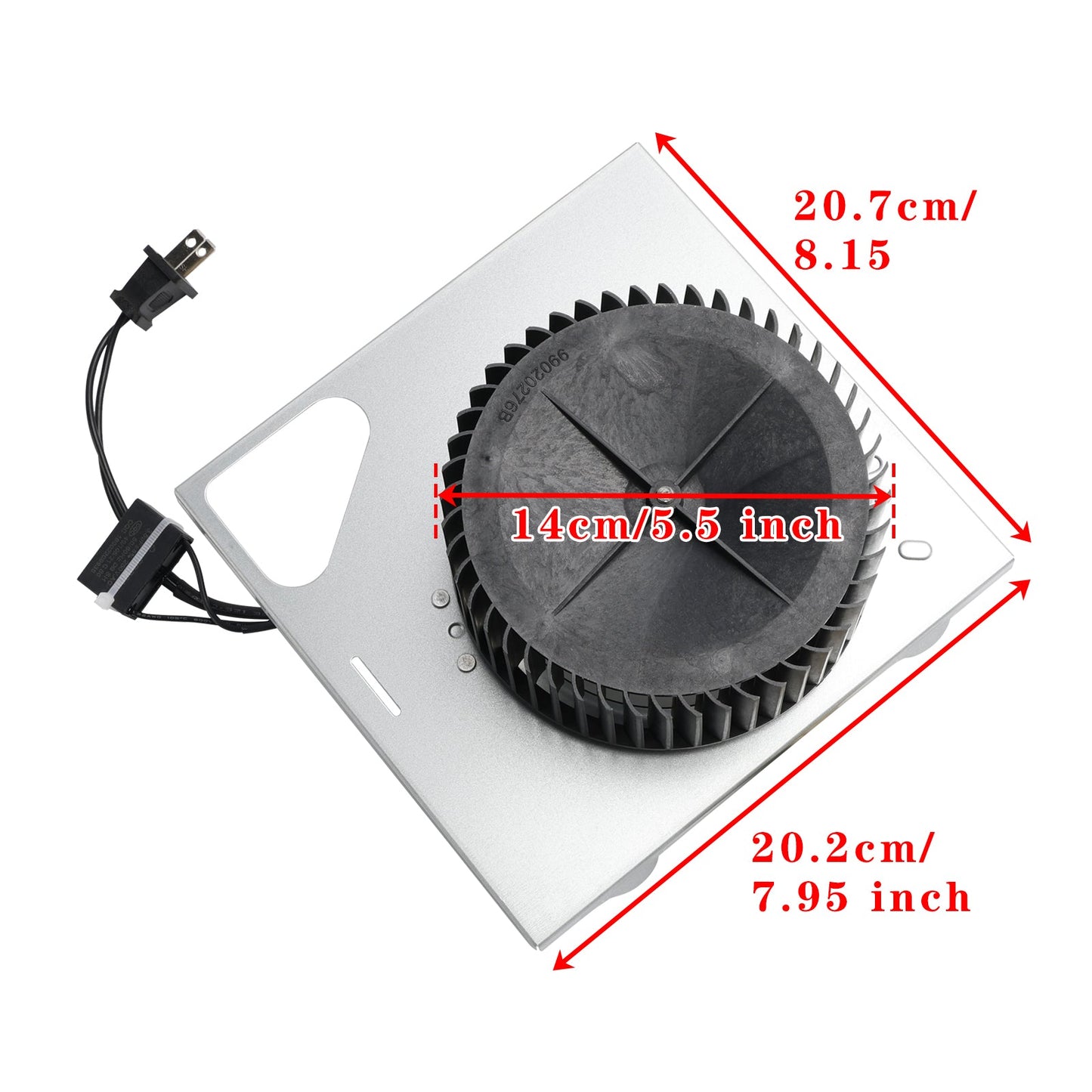 S97015162 Verbesserter leiserer Motor 110 CFM / 4,0 Sones für Modell HD80-Serie