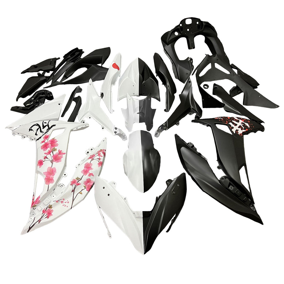 Injection Verkleidung Kit Karosserie Kunststoff ABS fit Für Kawasaki ER-6F Ninja650R 2017-2019