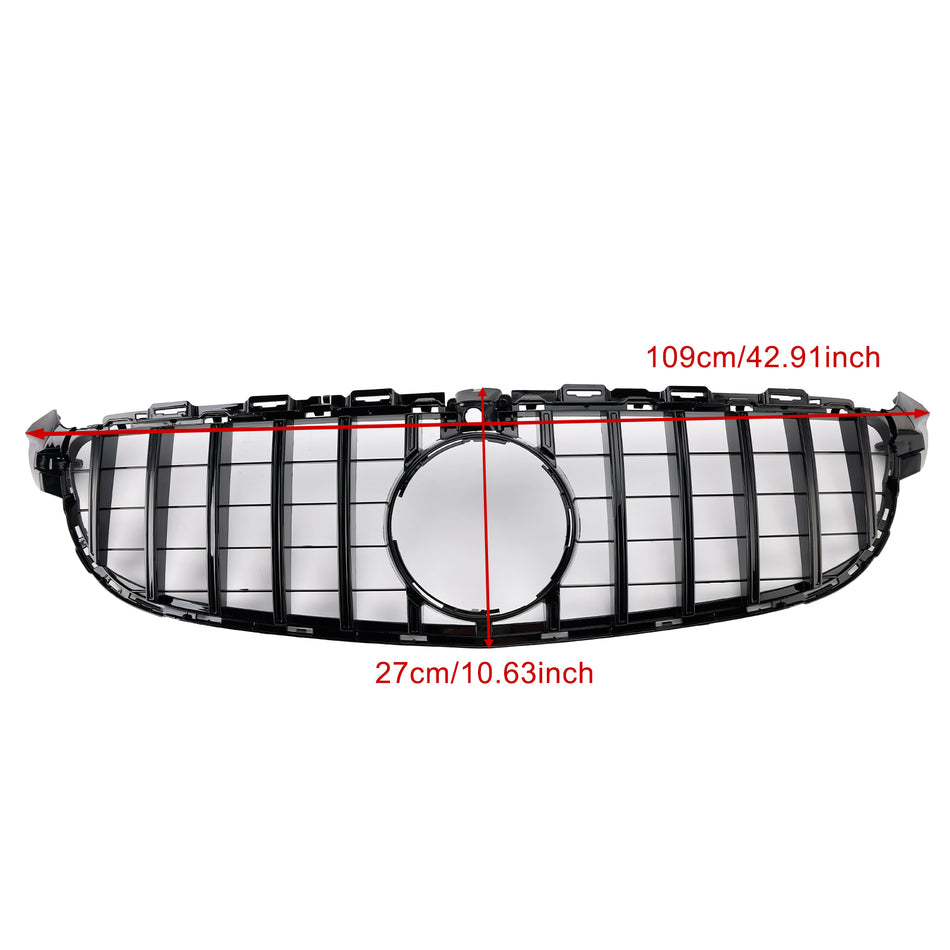 Front Bumper Grill Grille Für Mercedes Benz W205 C63 2015-2018 Pre-Facelift