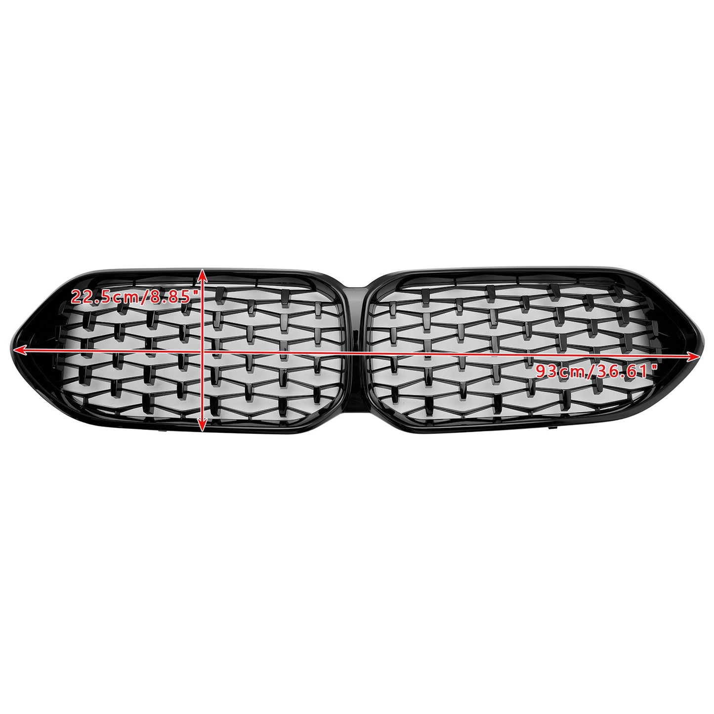 2020–2023 BMW 2er-Reihe F44 Coupé M Diamantglanz Schwarz Frontgrill 51135A39378 51138080494