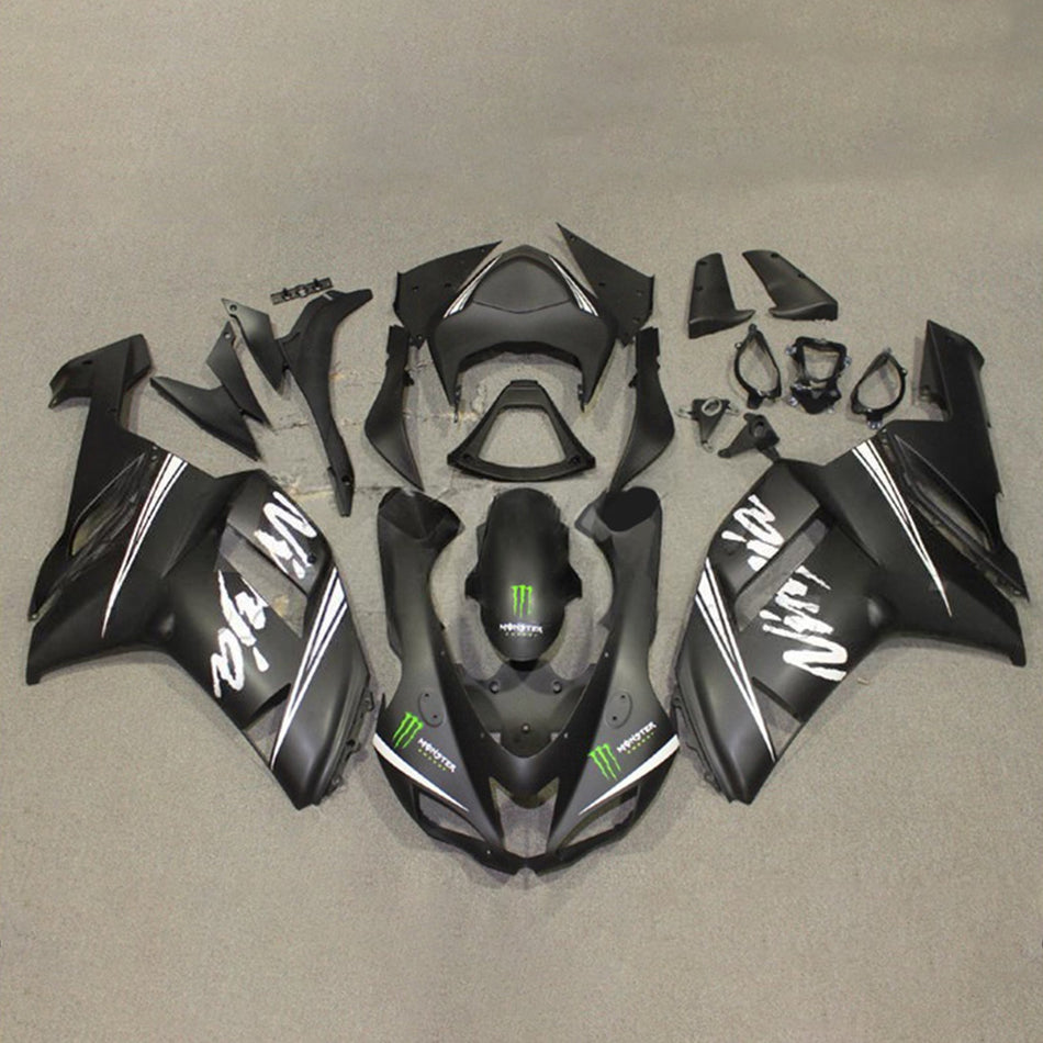 Verkleidungssatz aus ABS-Kunststoff, passend für Kawasaki ZX6R 636 (2007-2008)