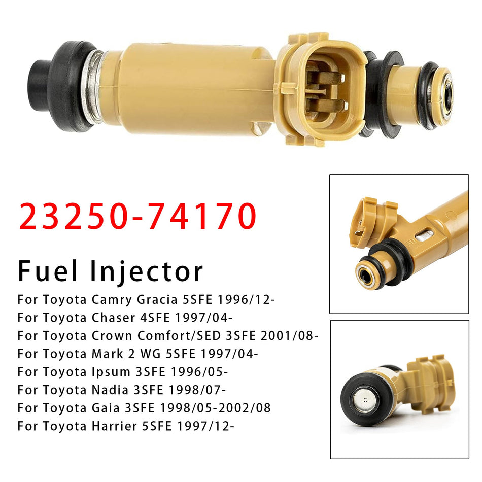1 Stück Kraftstoffeinspritzdüse für Toyota Avensis Carina Corona RAV4 2.2L 3.0L 23250-74170