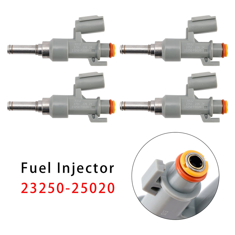 4 Stück Kraftstoffeinspritzdüsen für Toyota RAV4 Camry Highlander Lexus NX RX 2.5L 23250-25020
