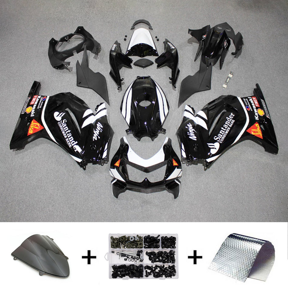 Verkleidungssatz aus ABS-Kunststoff, passend für Kawasaki EX250 Ninja250R 2008-2012