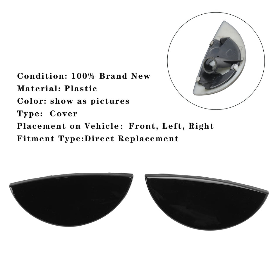 2PCS L + R Scheinwerfer Waschmaschine Abdeckung 63126922155 63126922156 Für Mini Cooper R50 R52