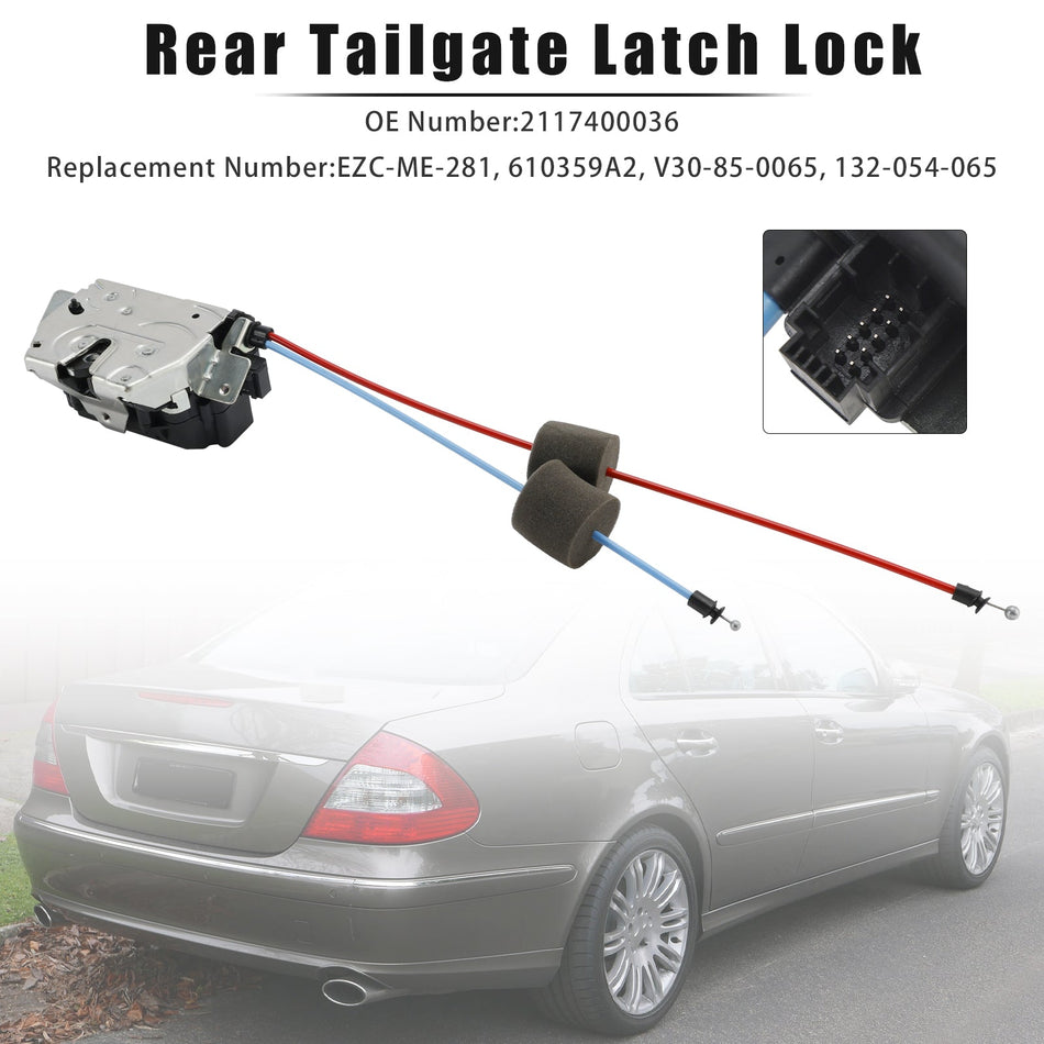 2003-2009 MERCEDES-BENZ E-KLASSE (VF211) E 220 CDI Heckklappenschloss 2117400036