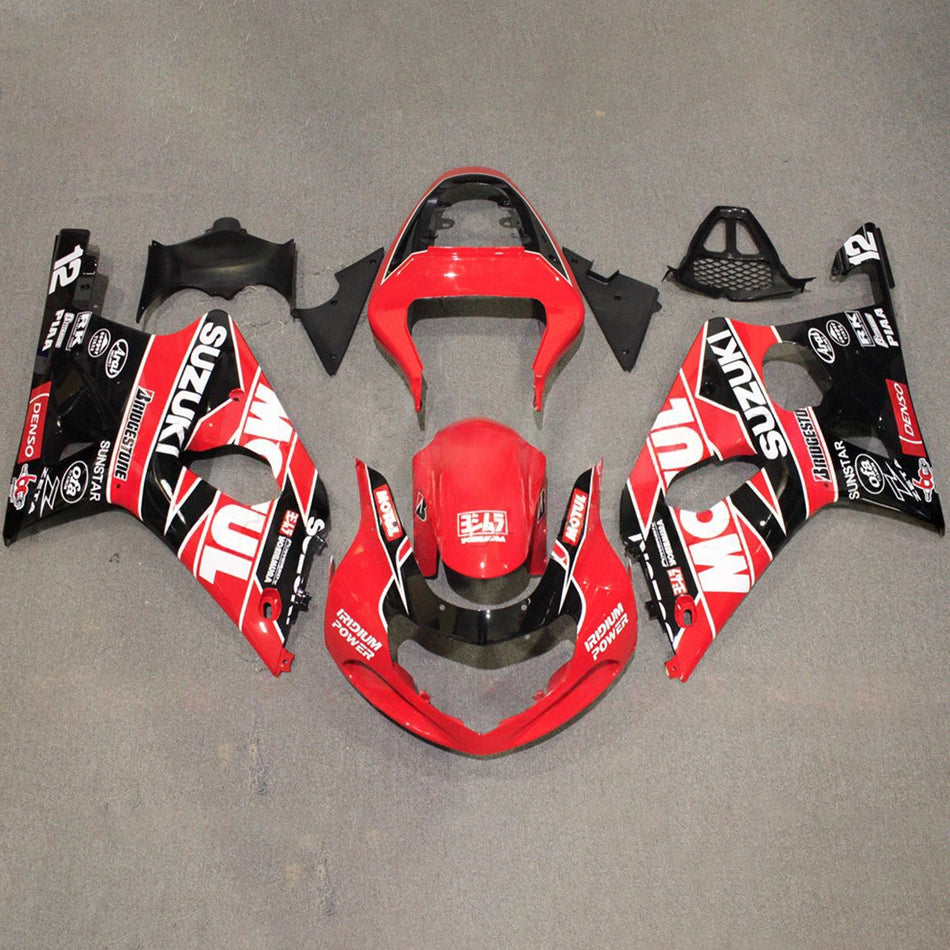 Verkleidungssatz aus ABS-Kunststoff für Suzuki GSXR1000 2000-2002 K1 K2