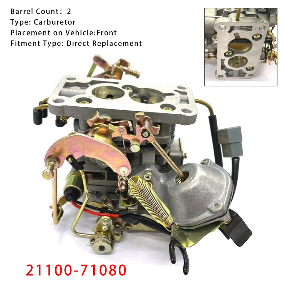 2-Barrel-Vergaser 21100-71080 Für Toyota Hilux Carina Townace 1983-1998