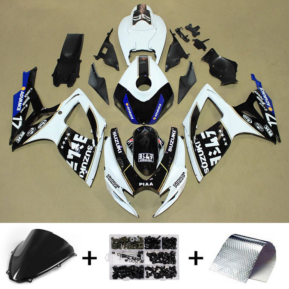 Verkleidungssatz aus ABS-Kunststoff für Suzuki GSXR 600/750 2006-2007 K6