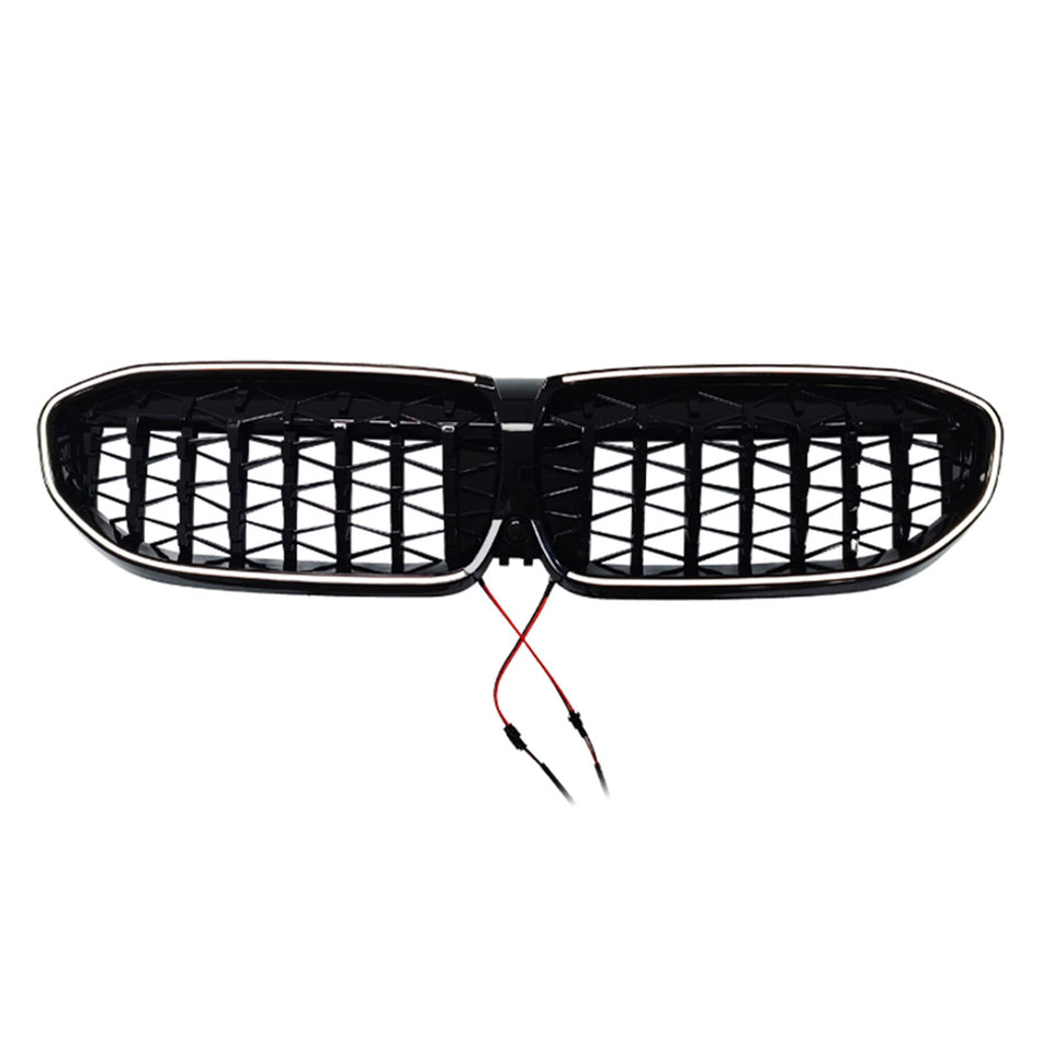 Kühlergrill „Diamantniere“ für BMW 3er G20 (2019–2022), Teilenummer 51138072085, Schwarz