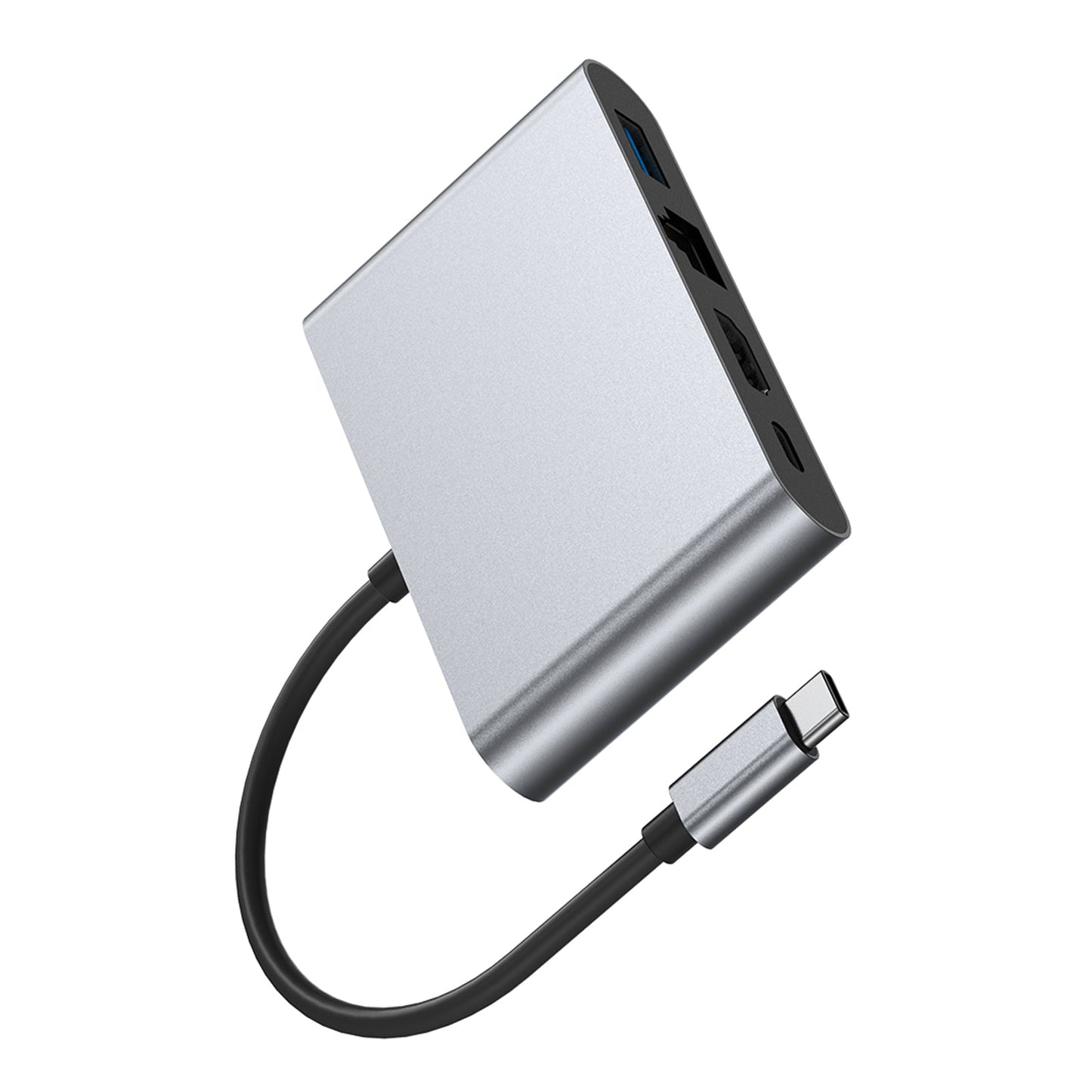 4-in-1-Dockingstation TYPE-C auf RJ45 100M HDMI USB3.0 PD-Schnittstelle für MacBook