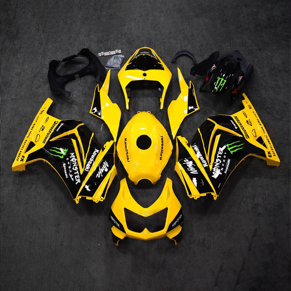 Verkleidungssatz aus ABS-Kunststoff, passend für Kawasaki EX250 Ninja250R 2008-2012