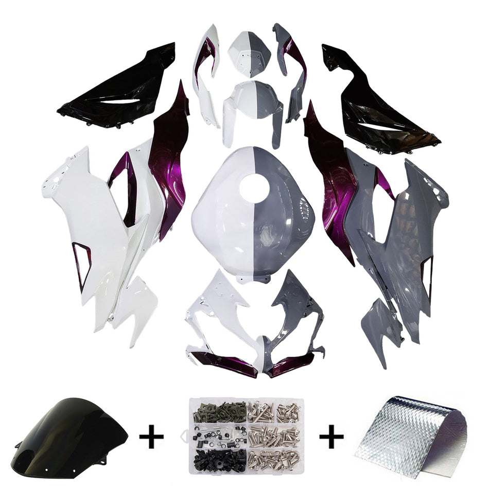 Injection Verkleidung Kit Karosserie Kunststoff ABS fit Für Kawasaki ZX6R 2019-2023