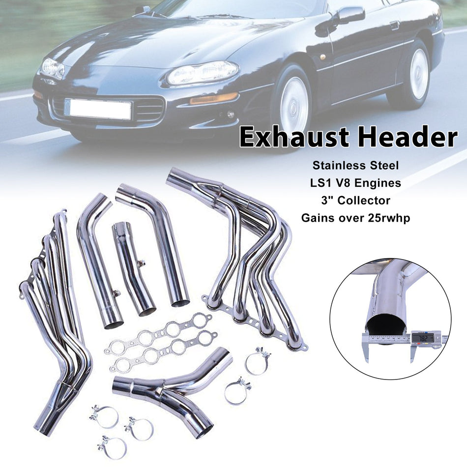 Auspuffkrümmer Header Fit Chevy LS1 Camaro Race Version F-Body 1-7/8