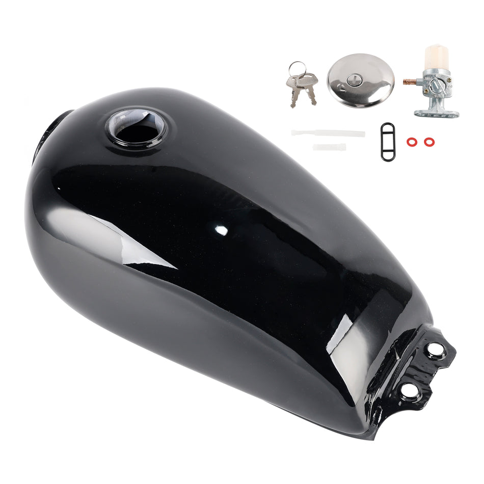 Benzintank Kraftstoffhahn Tankdeckel schwarz für Suzuki GN125 GN 125 250 NF41A