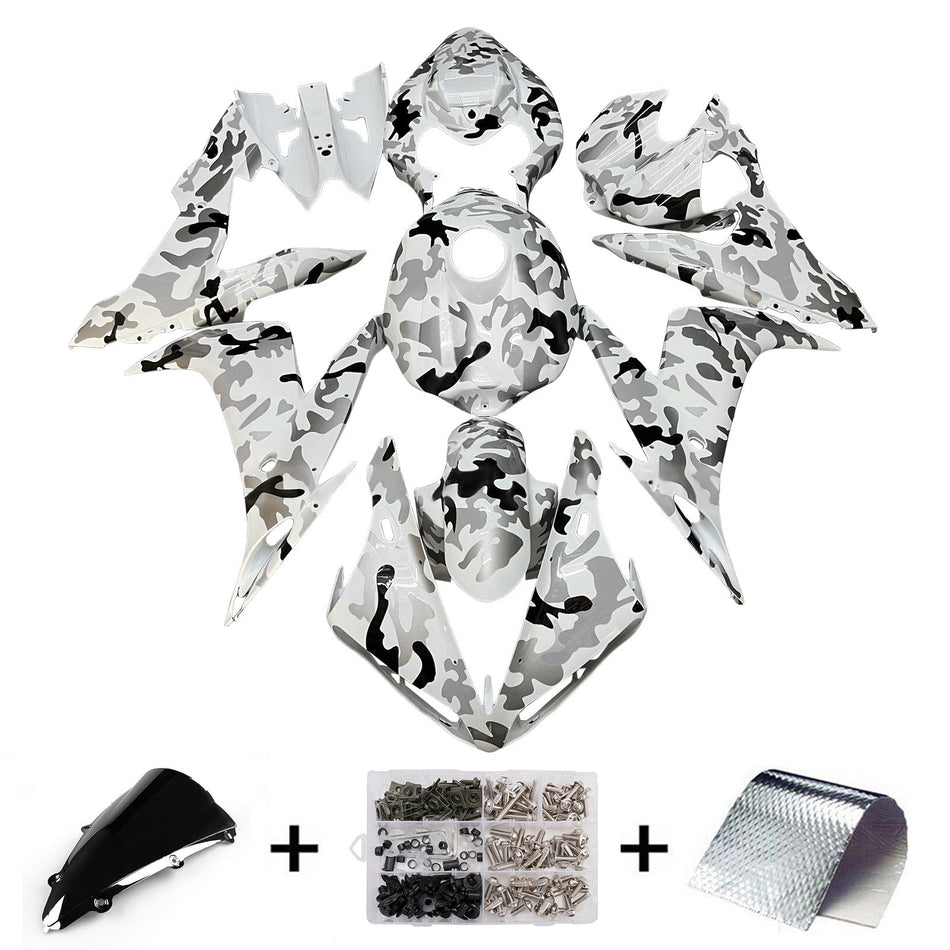 Injection Verkleidung Kit Karosserie Kunststoff ABS Für Yamaha YZFR1 YZF-R1 2004-2006
