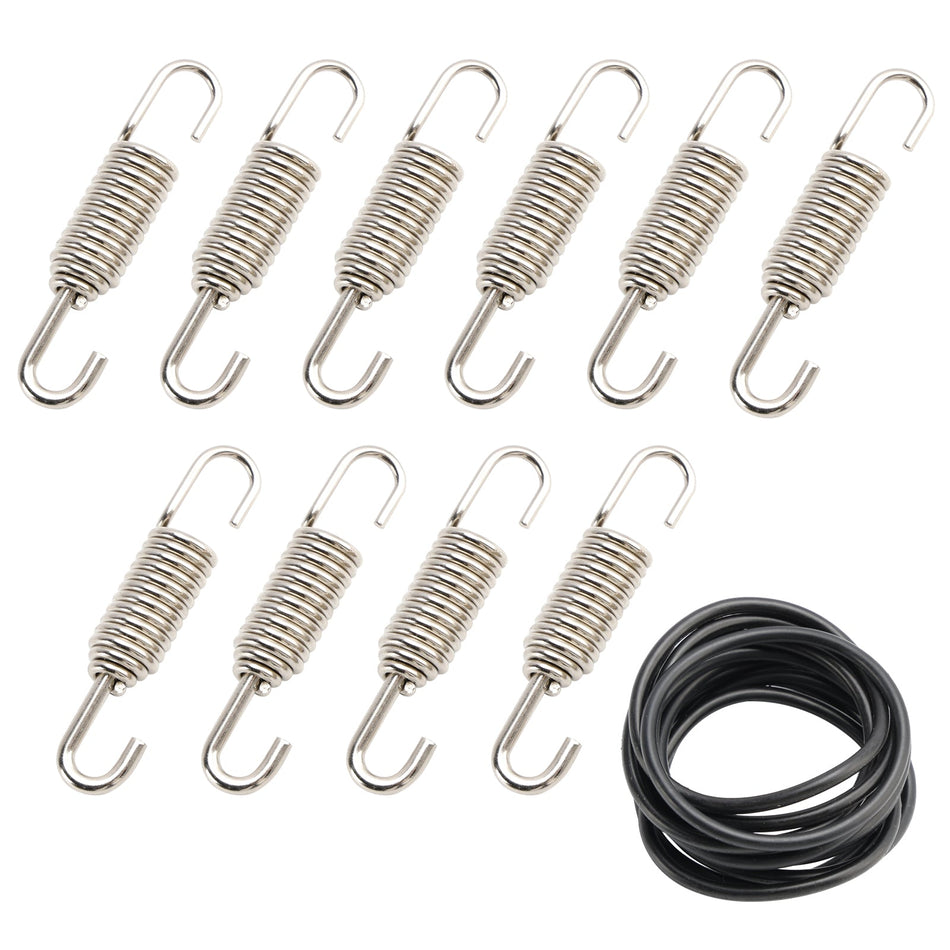 10X Auspufffedersatz 57MM drehbar für Husqvarna/Gas Gas 250-300cc 2-Takt