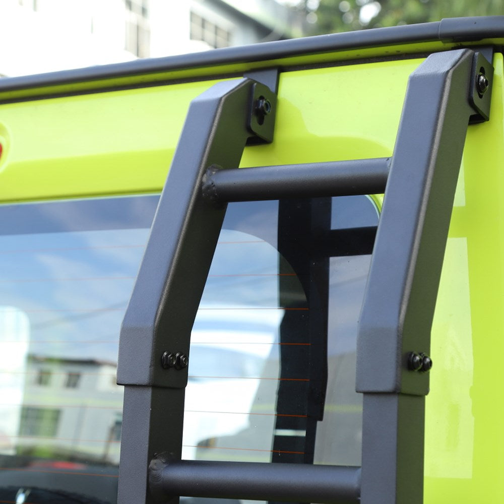 Montée d'échelle de porte arrière de voiture en aluminium pour Suzuki Jimny 2019+ BLK