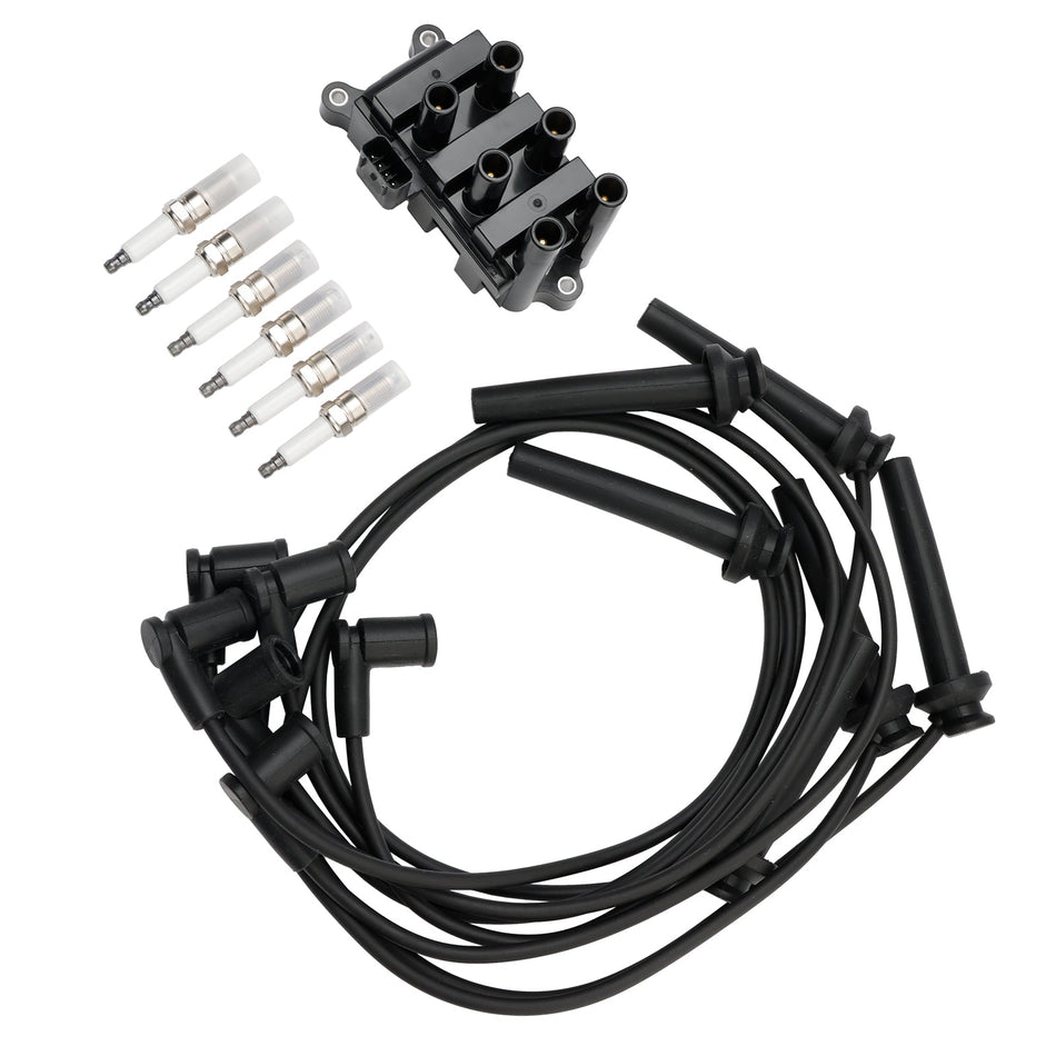 2004-2007 Mercury Monterey V6 4,2 l Zündspule + 6 Zündkerzen + 6 Kabel FD498 5F2Z-12029-AD 1F2118100 (Kopie)