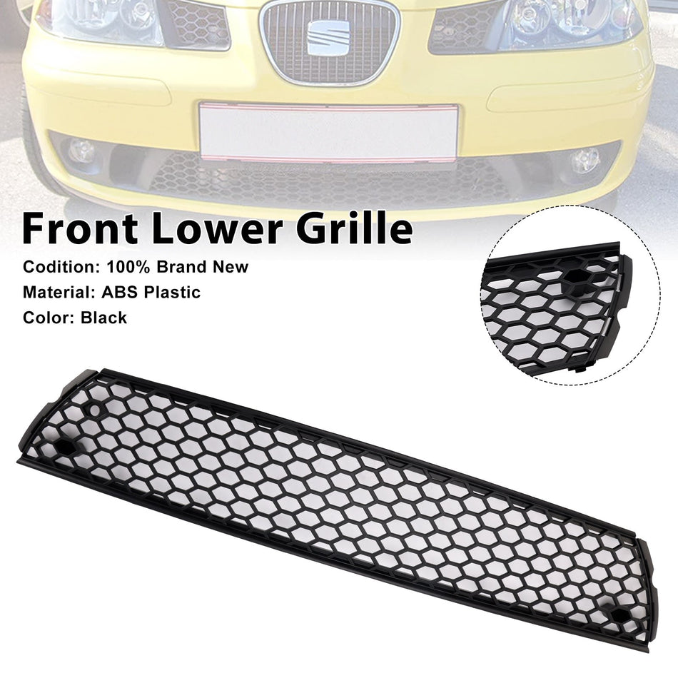 Kühlergrill vorne unten in Honigfarbe für Seat Ibiza 6L FR 2002–2006 vor dem Facelift