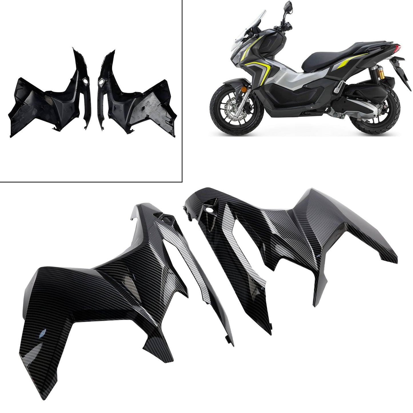 2023-2024 Honda ADV 160 Frontseitenabdeckung Scheinwerferverkleidung