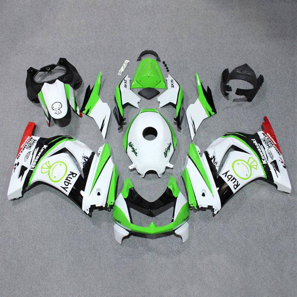 Verkleidungssatz aus ABS-Kunststoff, passend für Kawasaki EX250 Ninja250R 2008-2012